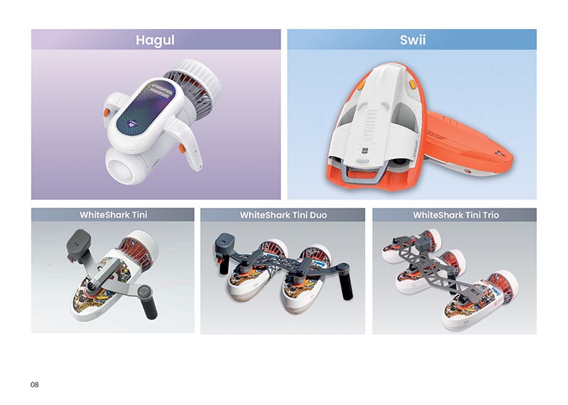Brochure Sublue - scooters sous-marins